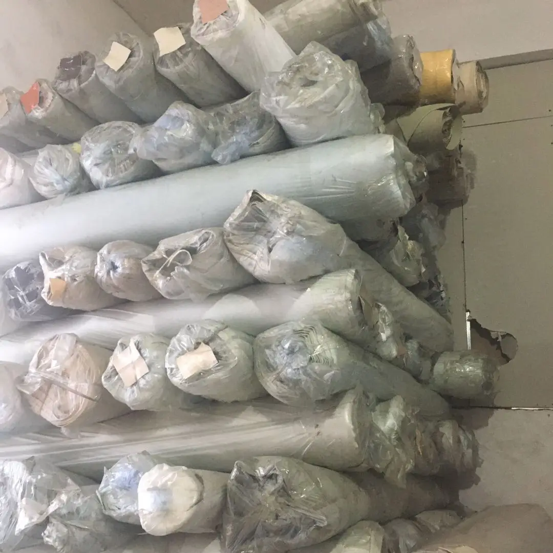 Hot selling Stock lot of PU microfiber Leather for shoes