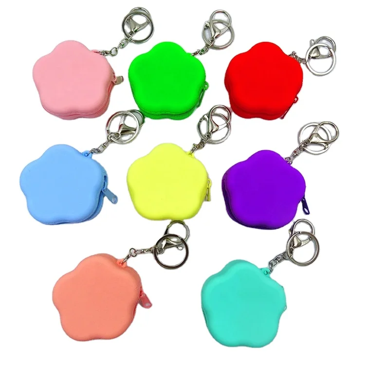 NEW Design mini flower shape silicone face cover storage case box protection Storage Container Portable Carrying