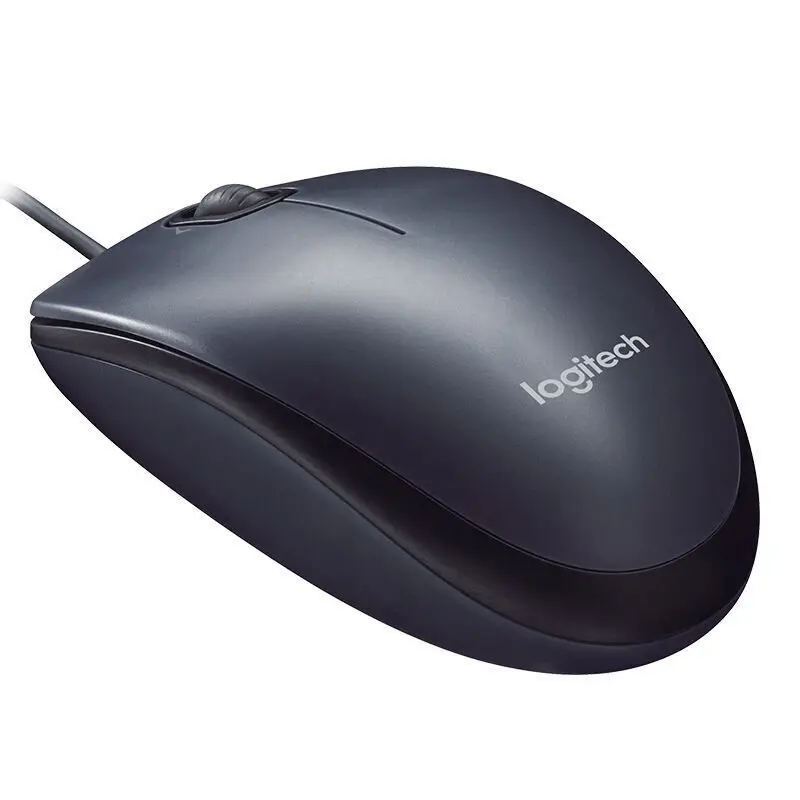 Мышь Logitech M90 Проводная черная для настольного компьютера и ноутбука проводная