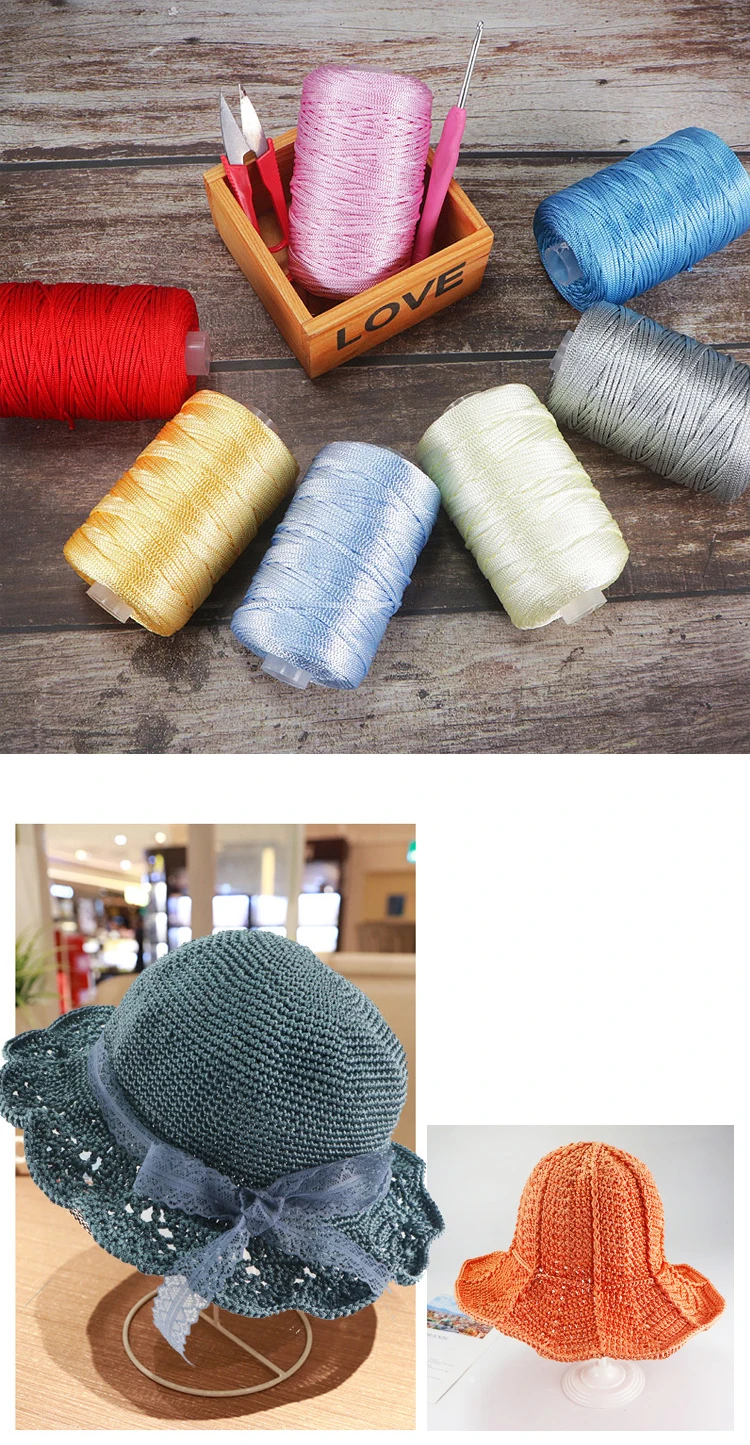 High Tenacity Flat Shiny Ice Thread