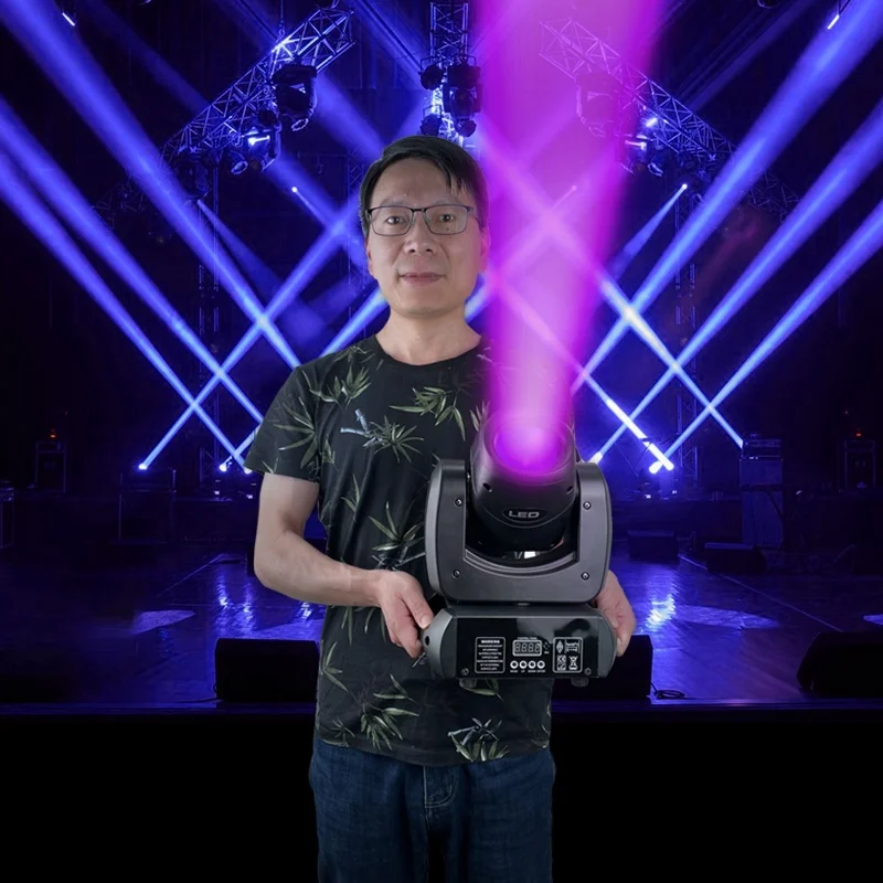 Colorful In Stock Factory Supply 18 Prisms 100W LED Moving Head Light 7+1 Gobos Dj Disco Beam Lights