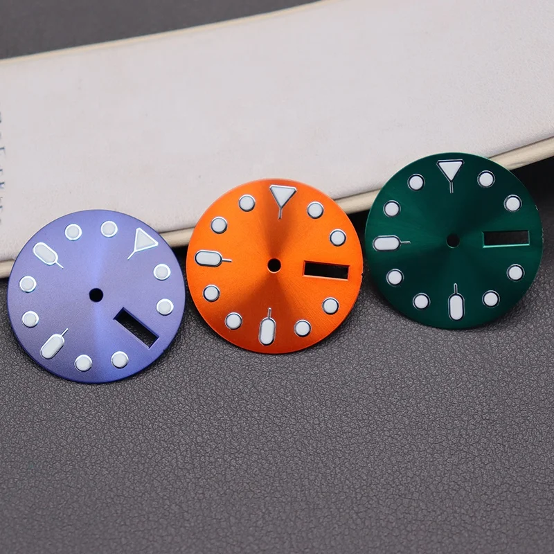 mechanical custom watch wrist tools & parts gmt 28.5mm dial fit nh34 nh35 nh36 miyota8215 7750 6497 eta 2824 movement