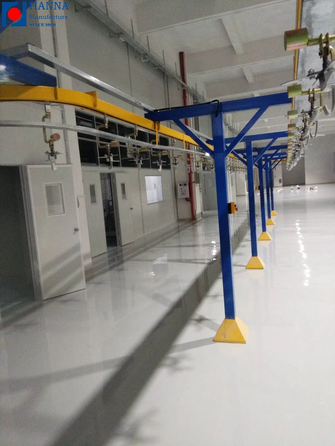 Full Automatic 2022 NEW Electrostatic Spray Painting Powder Coating Line With Dipping Tank Pre-treatment