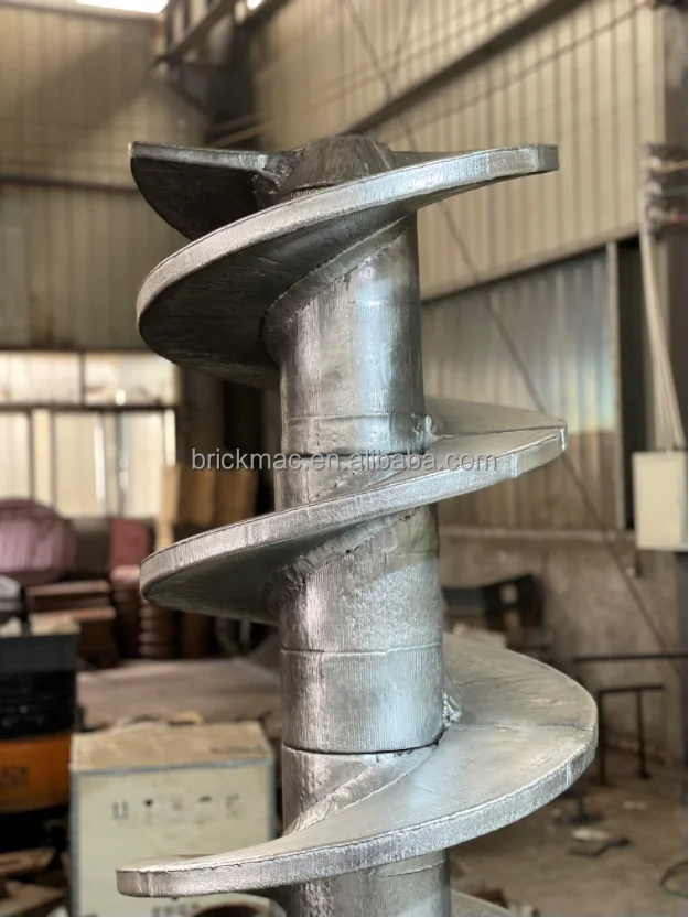 wear-resistant parts tungsten carbide building material Extrusion Screw China factory price Parts Of Brick Making Machine