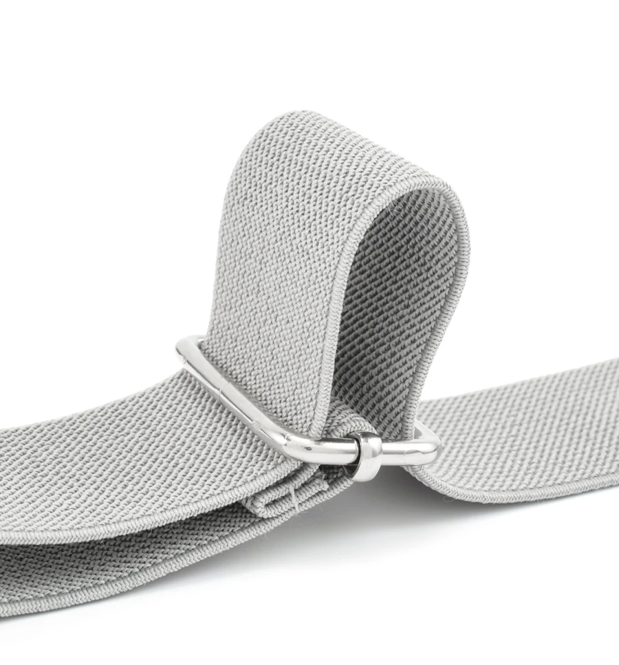 Customized design outdoor military elastic web canvas for women horse riding equestrian fabric belt style casual fashion