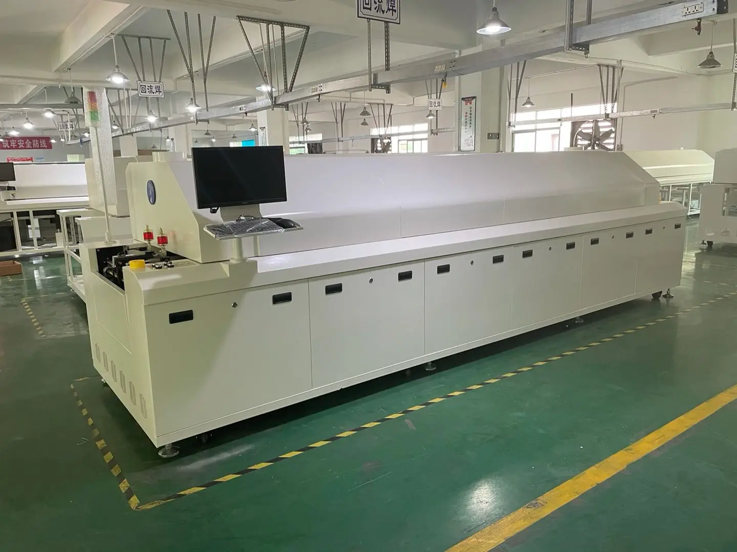 High repurchase rate CY Shenzhen Reflow Soldering Machine with Special width adjustment of double guide rail