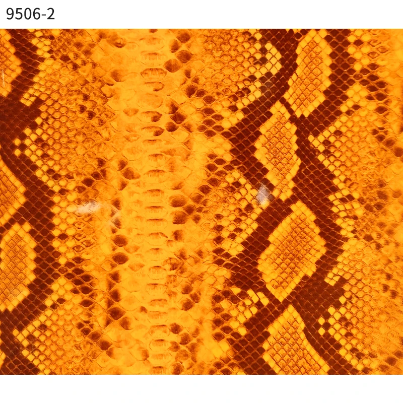 Custom printing thickness 0.5mm Smooth Transparent colored snake pattern PVC film for Other Gift and Craft making PVC film