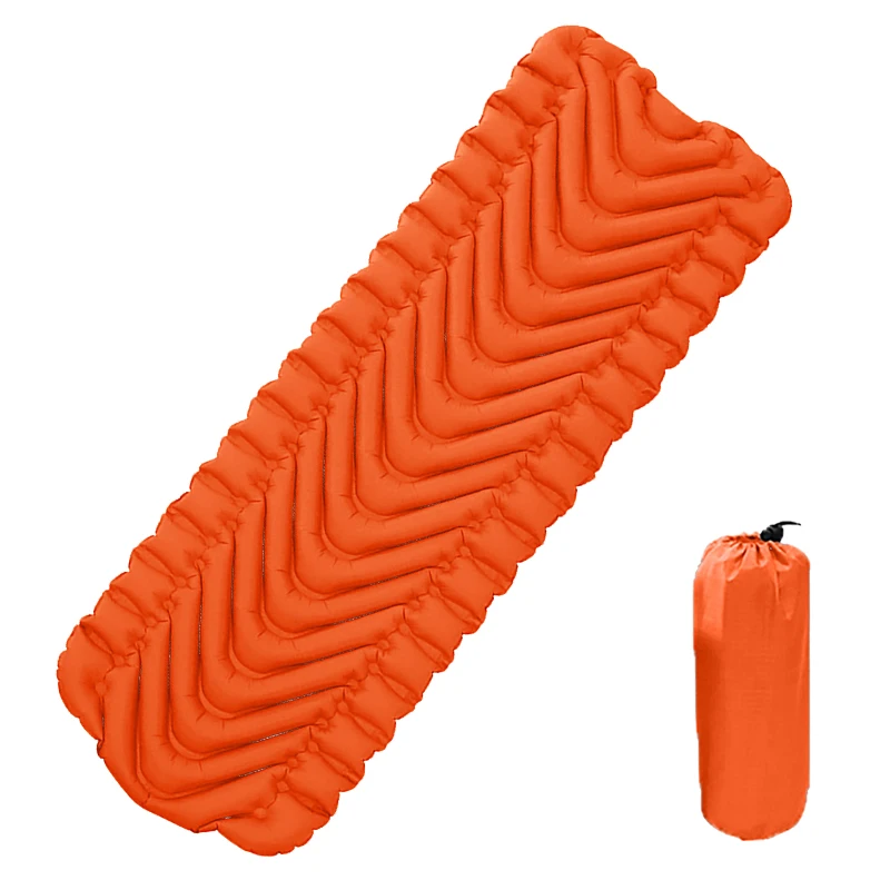 Inflating Insulated Camp Sleeping Pad Mattress Mat For Camping Winter Outdoor Inflatable Sleeping Pad