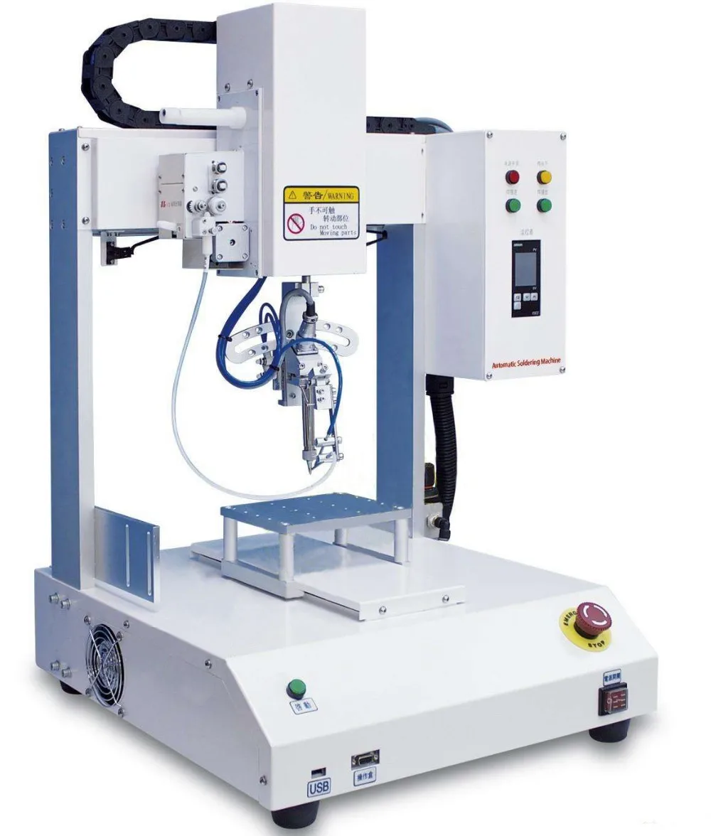 Automatic 5 axis soldering robot PCB COF package drawing welding machine