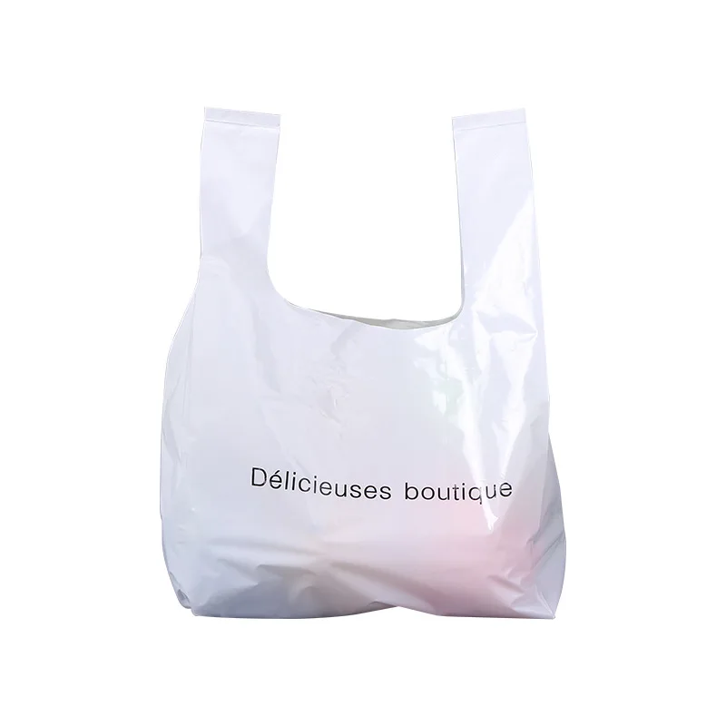 YC Disposable Plastic Hdpe/ldpe T-shirt Shopping Polythene Bag/supermarket Grocery Retail Sack