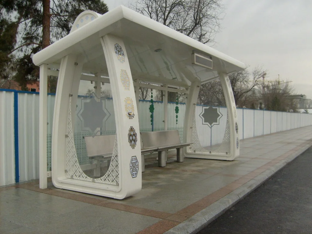 Укрытие для автобусной остановки умная уличная мебель навес автобусов терминал