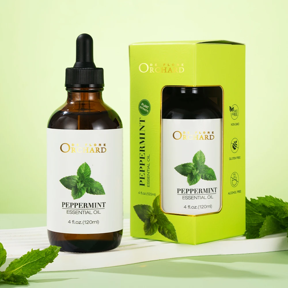 Private Label OEM Custom Organic Pure Peppermint Essential Oil For Humidifier Massages