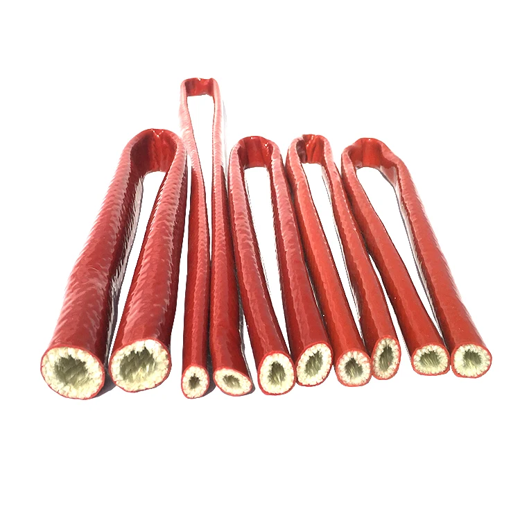 
25mm Hydraulic Hose Heat Protection Silicone Fiberglass Insulation Sleeving 