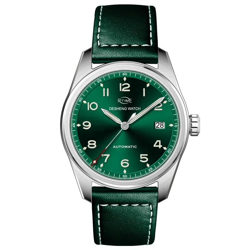 CE certificated 316L stainless steel Miyota 8215 Automatic Mechanical movement men vintage wrist Watch