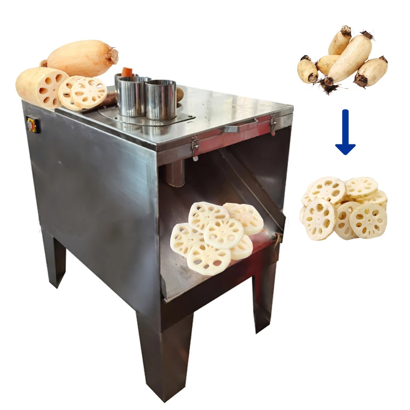 Electric Automatic Pineapple Strawberry Kiwi Professional Slicing Machine Onion Potato Lotus Root Slicer