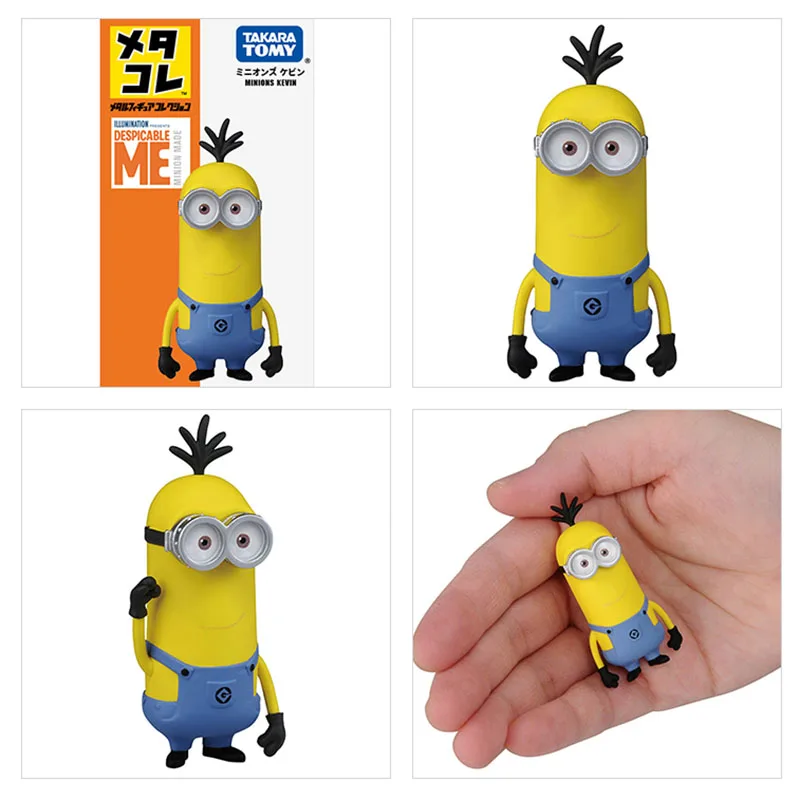 TAKARA TOMY Minionss Kevin Mini alloy action figure handmade model ornaments animation derivative bargain price wholesale