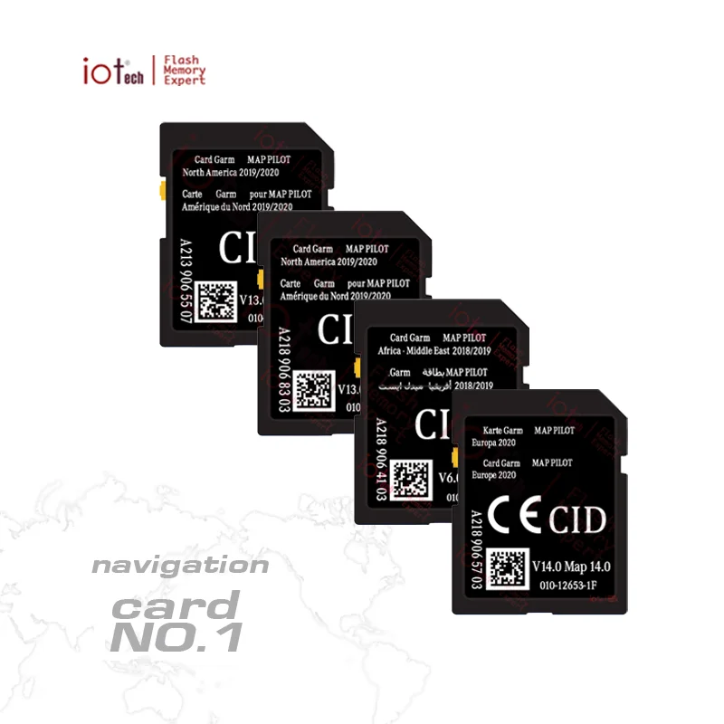 CID SD Latest Map Update Version Car GPS Navigation A213 5507 Memory Card