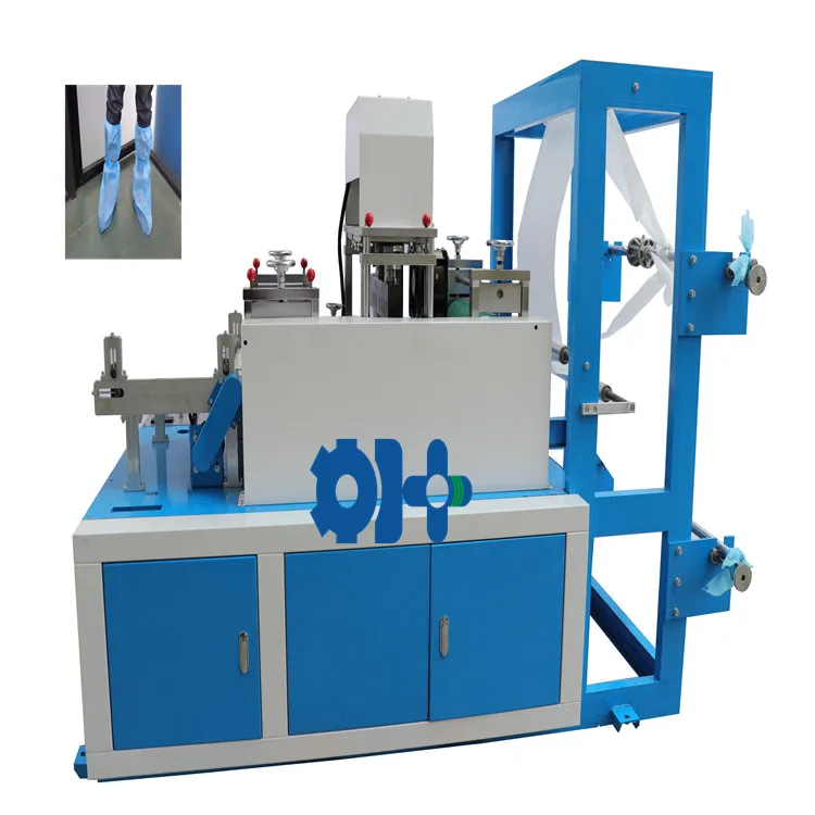 Nonwoven Medical/Surgical Shoe Cover Disposable Anti Skid Overshoe Foot Cover PP+PE Water Proof Boot Cover Making Machine