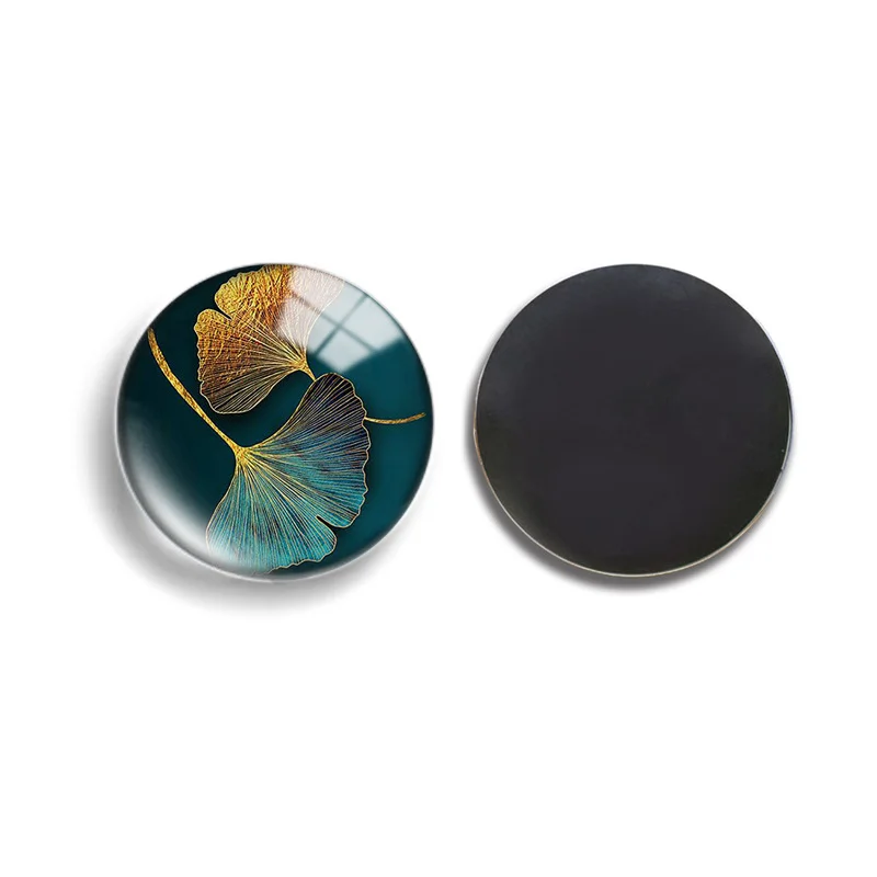 Glass Fridge Magnets Scenery Sublimation Epoxy Fridge Magnet Refrigerator Magnet