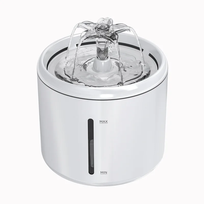 Factory sale 2.5l automatic electric pet dog cat dispenser drinker usb electric mute cat water fountain filter feeder for cats