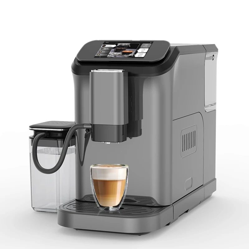 New 20Bar TFT Touch Screen Smart Wifi Cappuccino Latt  Milk Office Espresso Fully Automatic Coffee Machine