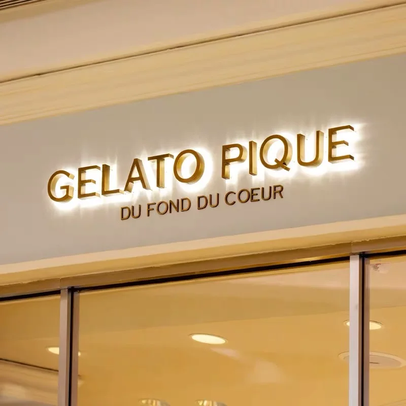 
Wholesale Factory-direct Customized Channel Letters for Indoor&Outdoor Shops Commercial Advertisement Sign Mounted on Door Head 