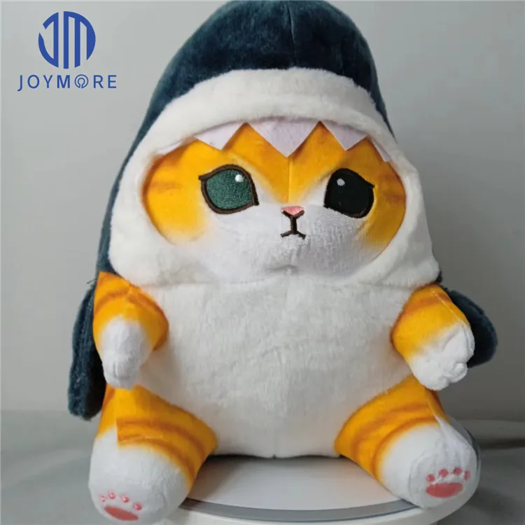 JM Kawaii Акула кошка плюшевая игрушка мягкая кукла сумка плюшевый брелок