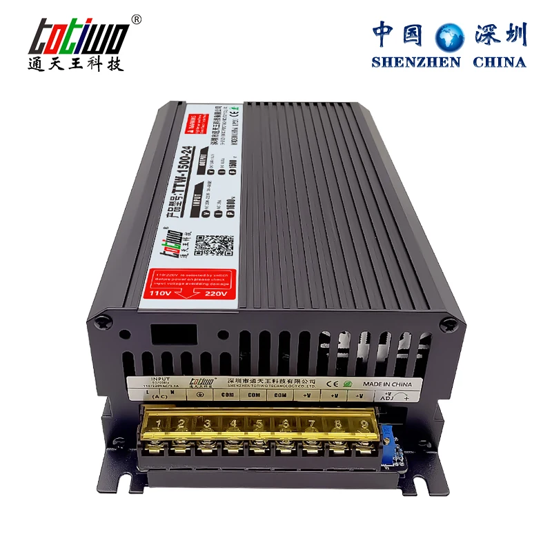TTW-SE-S-1500W-48V/55V/65V/75V/85V/95V/105V1500W watt SMPS LED Power Supply Industrial 3D Printer Medical DevicePower Supply psu