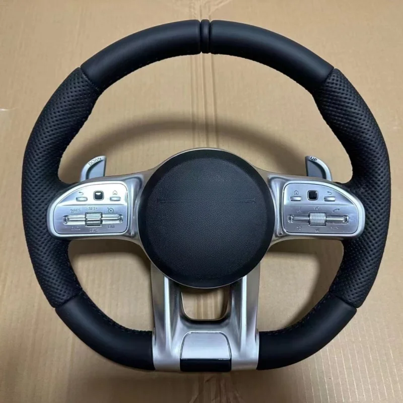Steering Wheel For Mercedes-Benz AMG GT C190 W205 C205 W166 W167 W213 W217 C217 W222 W223 Old Steering Wheel Can Upgrade