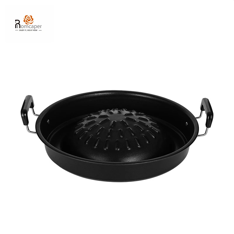 Thailand Wholesale Aluminum Charcoal Camp Steel Metal Fire Pit Outdoor Tabletop Circular Barbecue Grill Food Truck with B