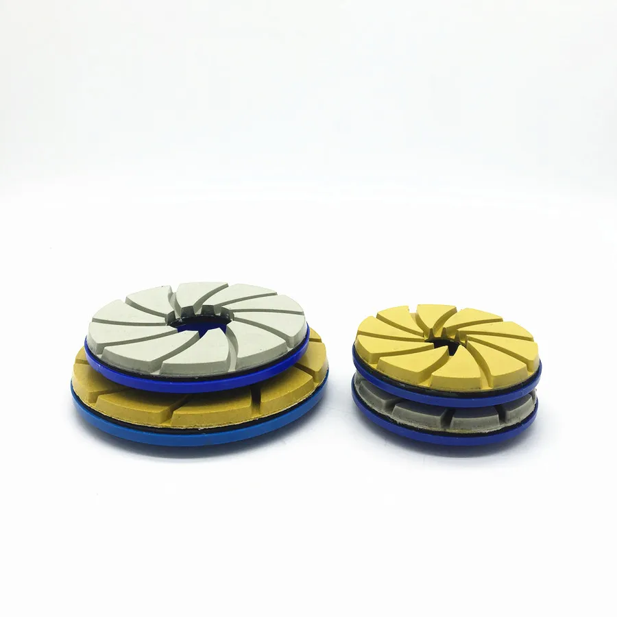 4 inch angle grinder polishing pads, angle grinder, Snail lock backing diamond resin pad