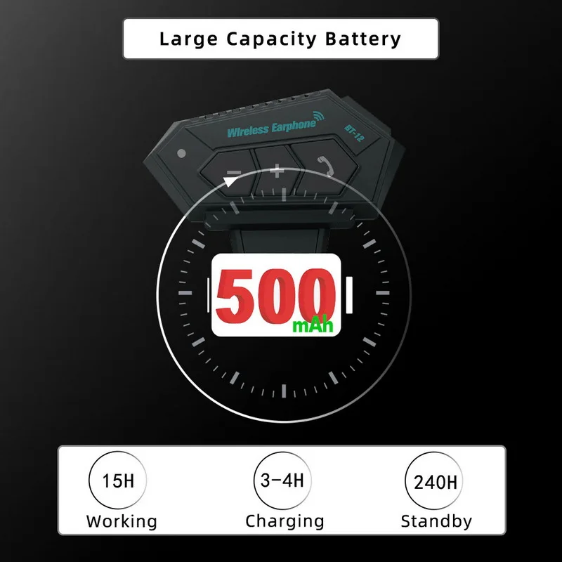 Factory custom high quality motorcycle helmet bluetooth headphones