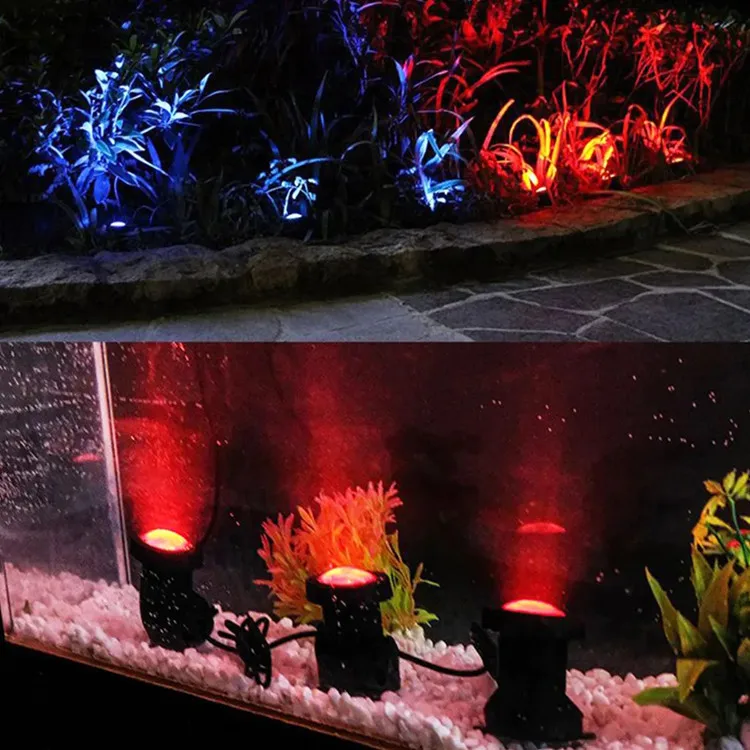 High Quality Low Price Outdoor Home Decoration Colorful RGB Spotlight Street Roadside Way Light