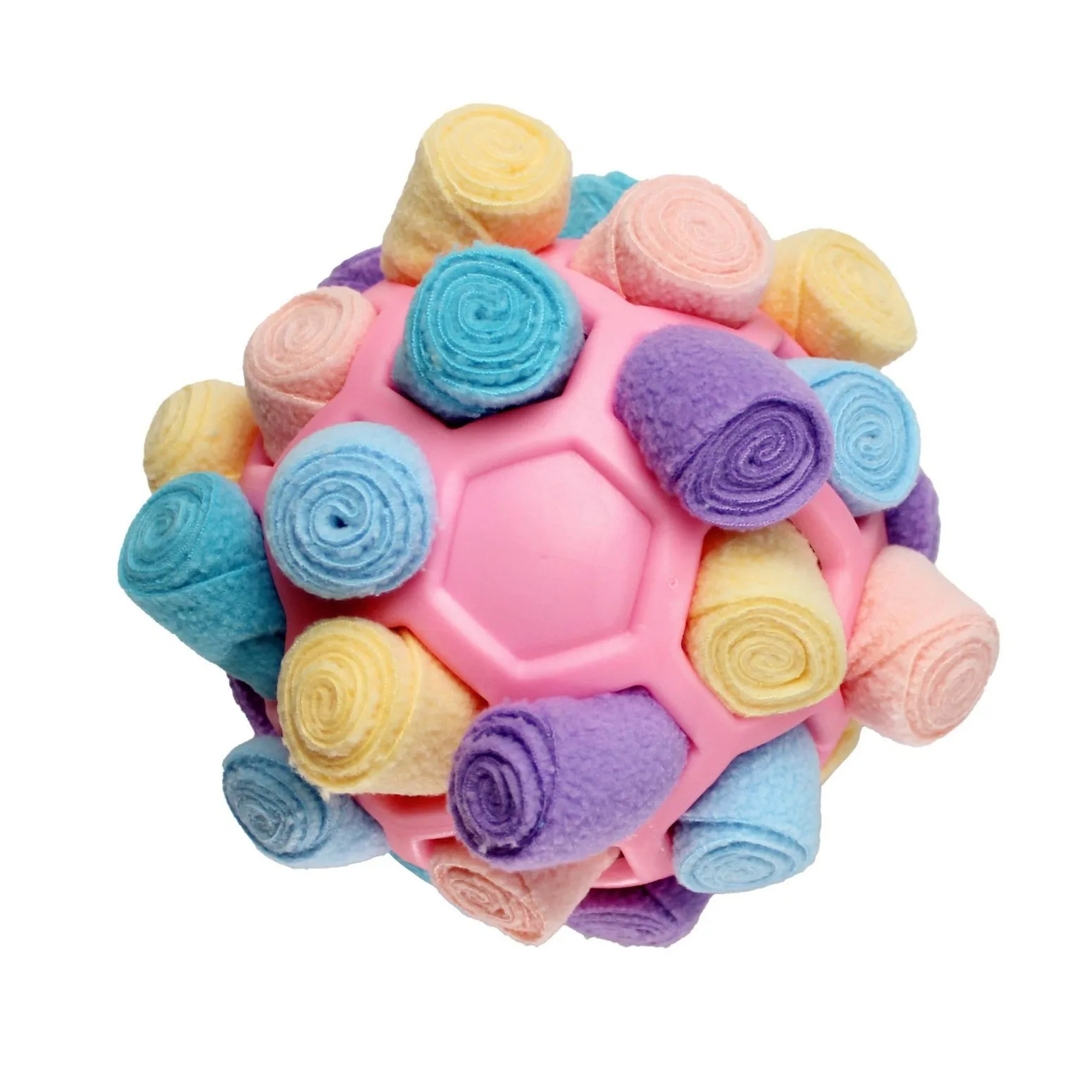 Sustainable Plush Pet Chew Toy Smart Interactive Outdoor Training Educational Motion Toy round Shape