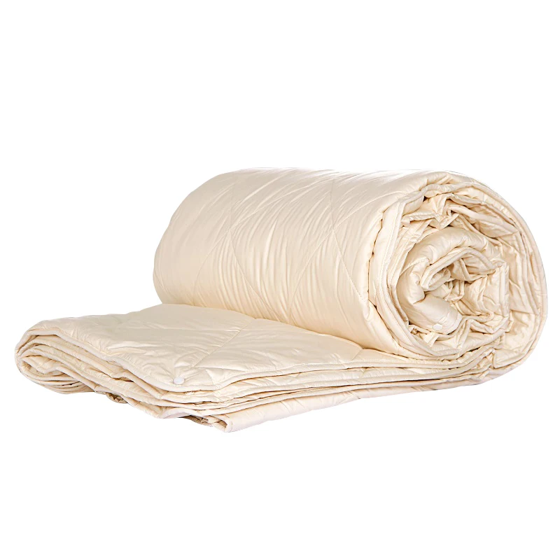 Best selling good quality insulation organic Australian fine sheep wool filling quilt natural