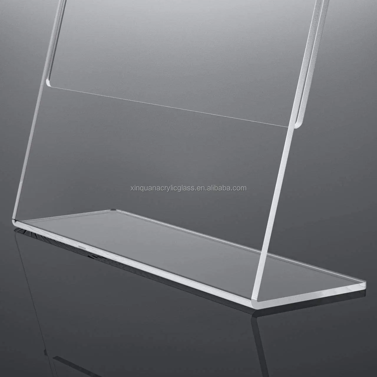 Custom Size Clear Acrylic Shelf Price Talker Sign Display Label Card Holder Acrylic Shelf Talker Holder