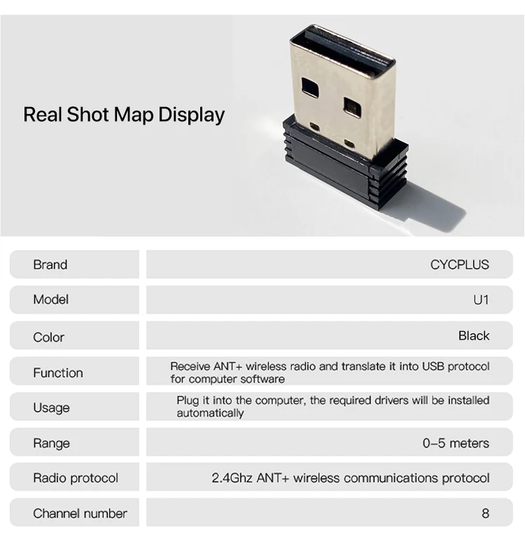 Велосипедный тренажер CYCPLUS 5450 usb ant + stick совместимые устройства chip для