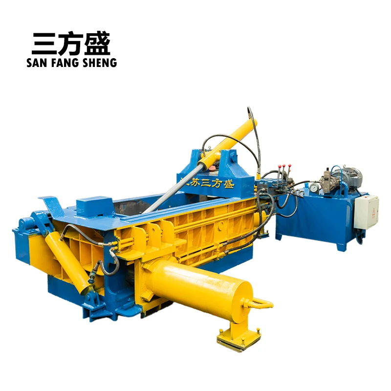Y81-100 Horizontal Hydraulic Scrap Copper Aluminum Cans Baler Metal Baling Press Machine