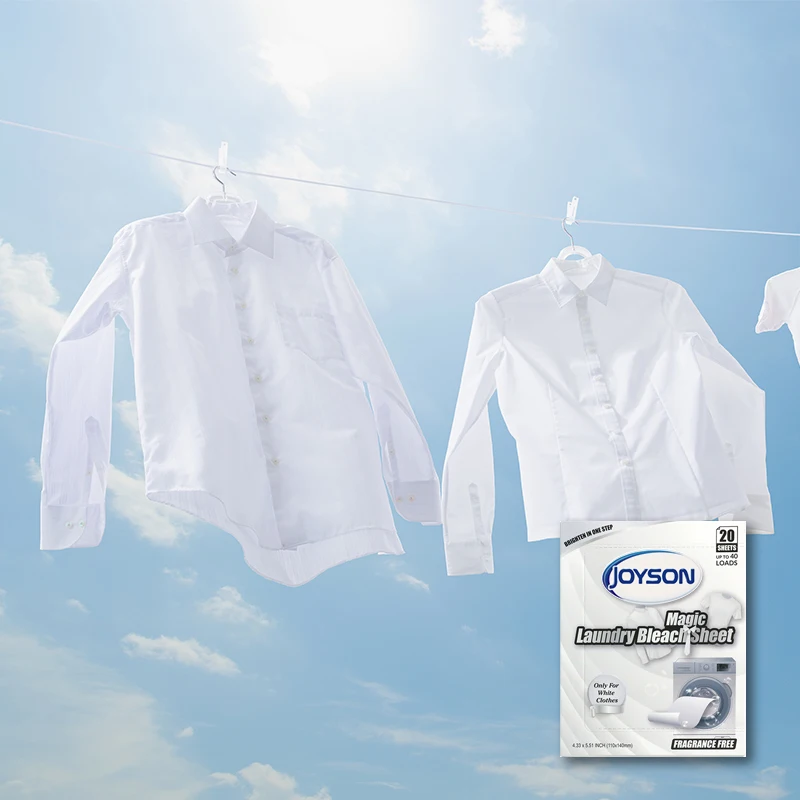 White Clothes Bleach Cleaning Stain Whitening Laundry Bleach Sheets