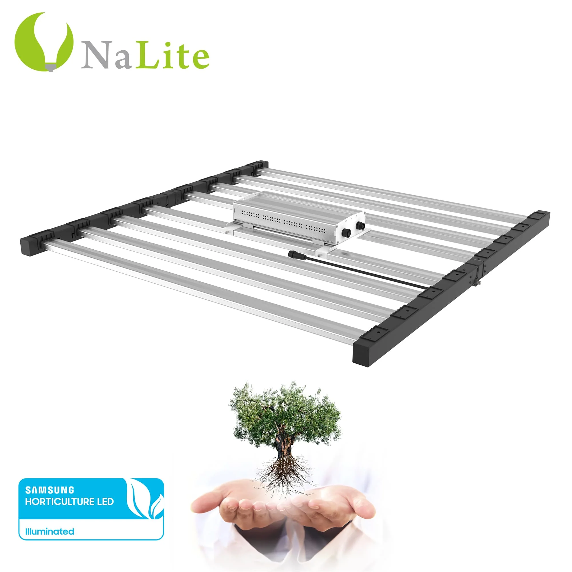 Nalite Full Spectrum Led Grow Light With Red 750Nm Ir Uv For Indoor Plants Replacing Gavit Hps 1000W