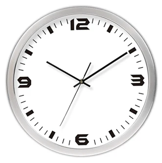 41cm Round Metal Wall Clock For Avon