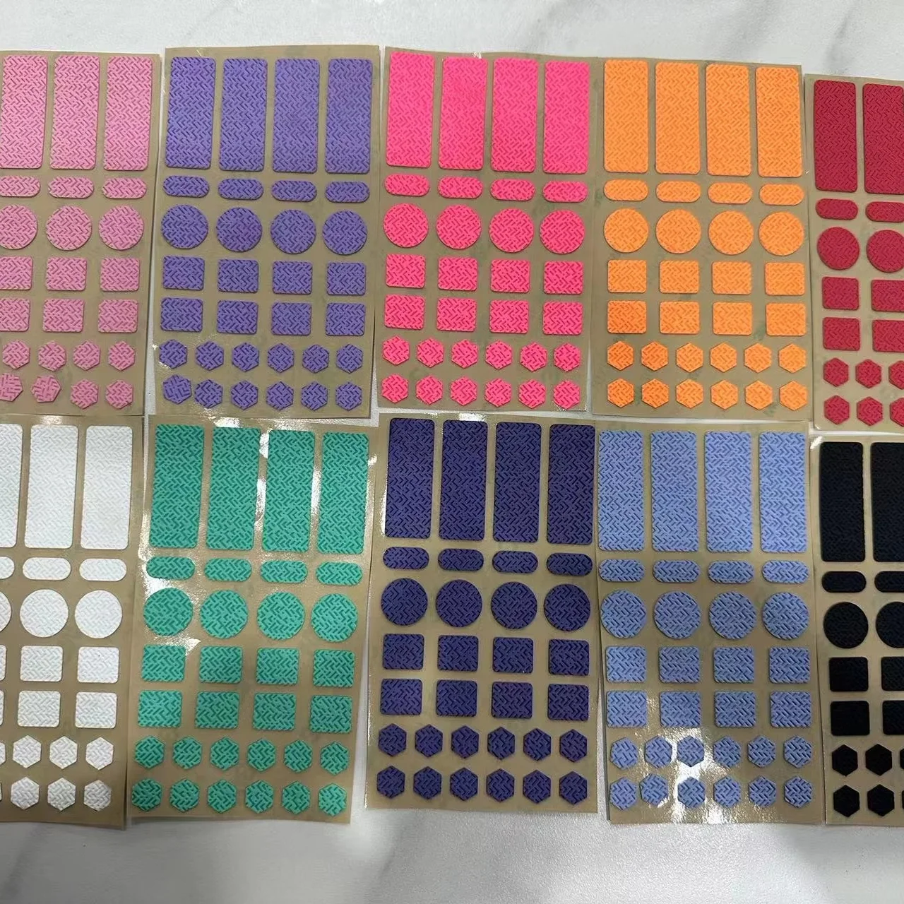 Keyboards Mouse Anti Slip Grip Tape Handmade Sticker Non Slip Suck Sweat Tape Rubber Gaming Mouse Mice Side Skin Cover Sticker