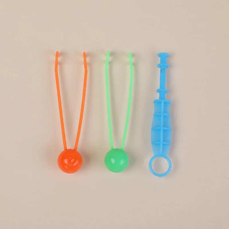 Hot Sale Interesting Pendulum Double Touch Balls Colorful Mini Plastic Toy for Children and Kids