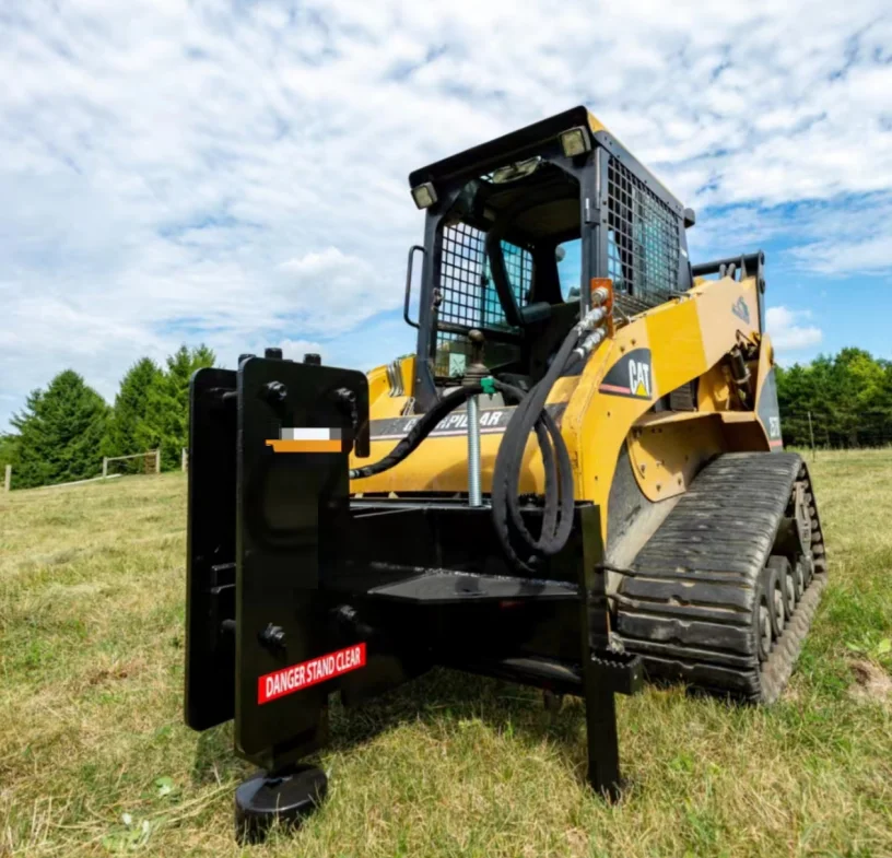 US Popular Skid steer Hydraulic Breaker Hydraulic Fence Post Pounder Driver Pile 680 chisel 68mm for 4-6 ton Yanmar T210