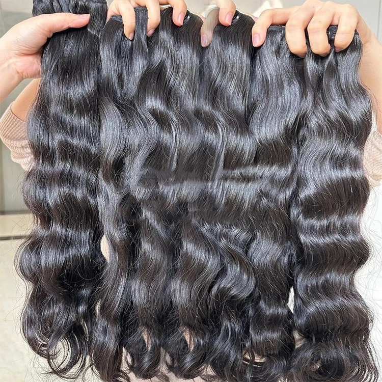 private label drop shipping vendor 100% unprocessed raw wavy indian cuticle aligned human hair natural wave hair bundles