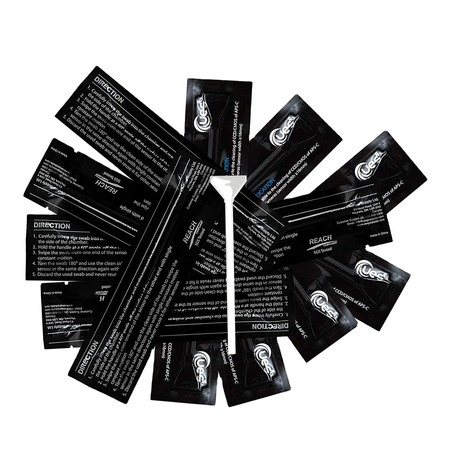 
Best Selling Full Frame DSLR Sensor Cleaning Kit 24mm Sensor Cleaning Swab for Sale 