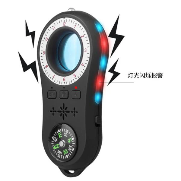 
Personal Security Anti Spy Mini Portable Anti Hidden Camera Detector For Privacy Security With Alarm 