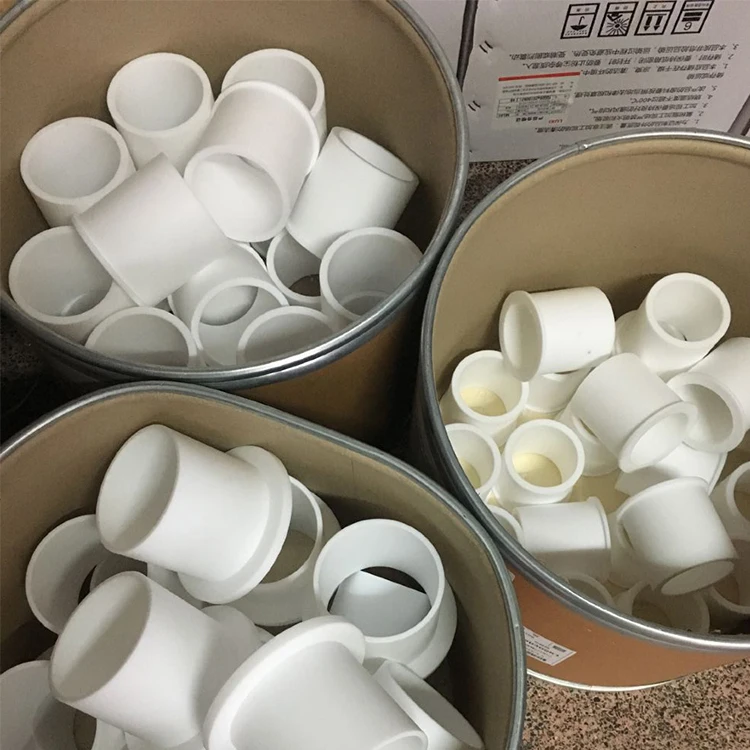 
 Изготовленный На Заказ Ptfe нейлоновый Вал фланцевый пластиковый втулка втулки  
