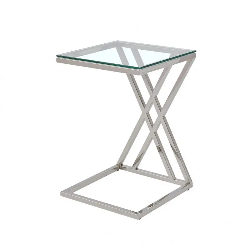 Top Elegant Arrive Indoor Wholesale Villa New Furniture Marble, Steel Stainless Console Table/