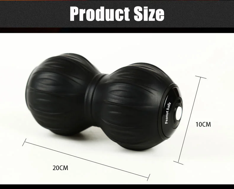 fascia lacrosse tpe natural rubber fitness ball high density epp double peanut shape massage ball hard